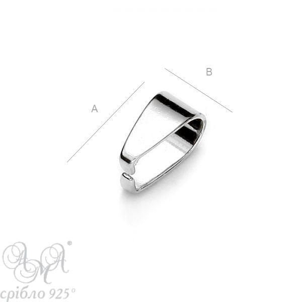 Краватка КРВ 1в2 (3,3х7,0мм) срібло 925 проби