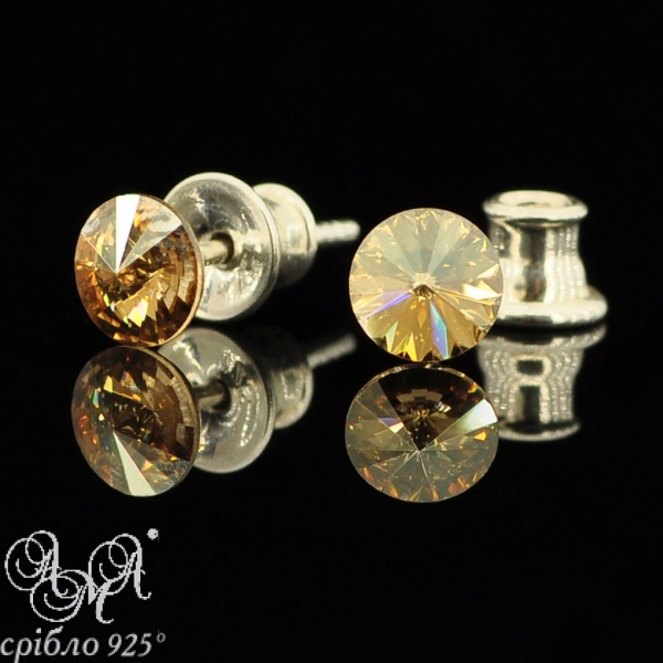 Пусети 1122 5.5мм Gold Shadow Срібло 925 проби